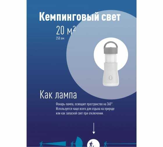 Фонарь кемпинговый аккумуляторный Космос KOCAc6017LED фотография 15