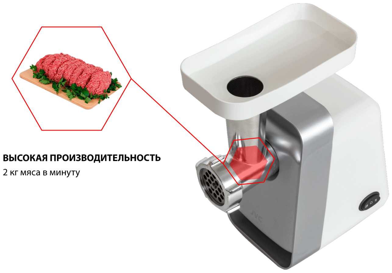 Мясорубка JVC JK-MG124 фотография 2