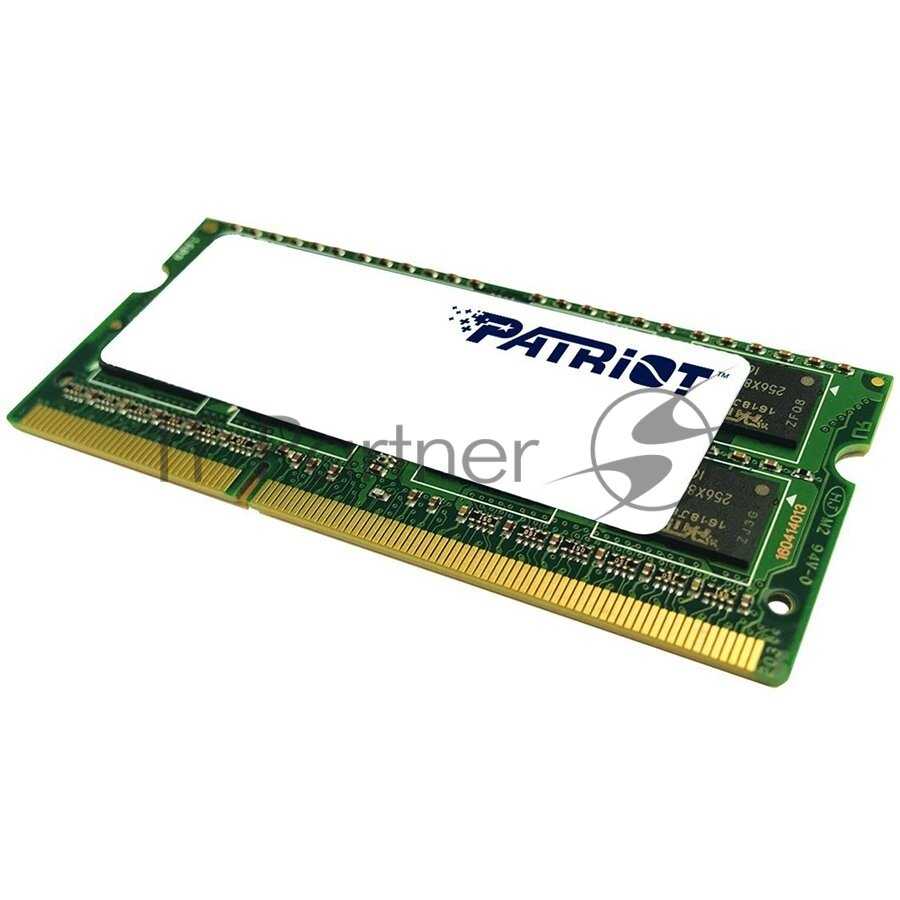Оперативная память Patriot Memory SL 4 ГБ DDR3L SODIMM CL11 (PSD34G1600L2S) фотография 12