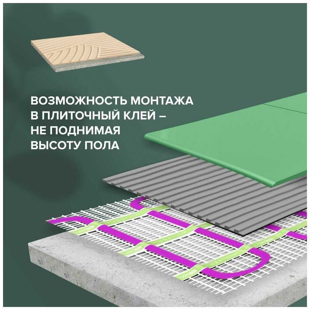 Теплый пол электрический кабельный Caleo Supermat 130 Вт/м2 в комплекте с терморегулятором (С936) фотография 24