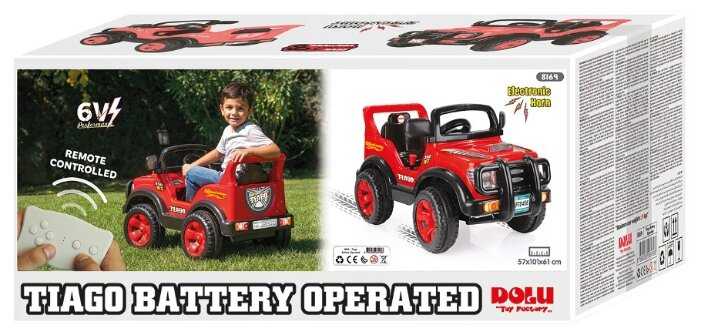 Dolu Автомобиль Tiago на аккумуляторе 6V фотография 1