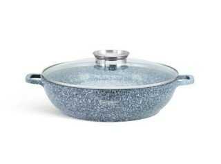 Казан Казан из литого алюминия с мраморным покрытием и крышкой (3.3л) фотография 2