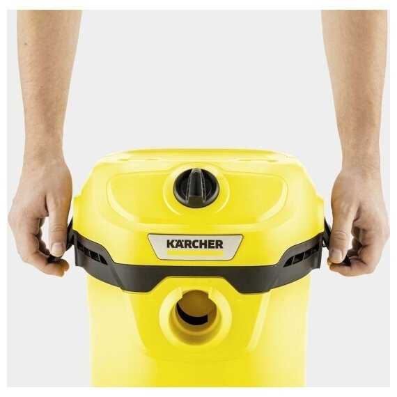 Хозяйственный пылесос KARCHER WD 2 Plus V-12/6/18/C, 1000 Вт фотография 3