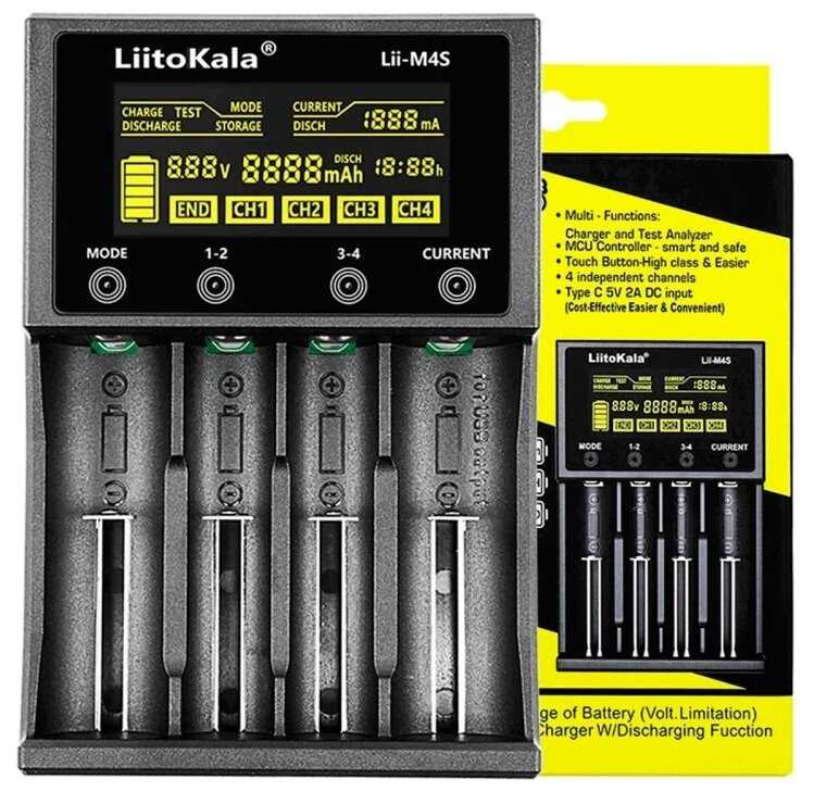 Зарядное устройство LiitoKala Lii-M4S фотография 3