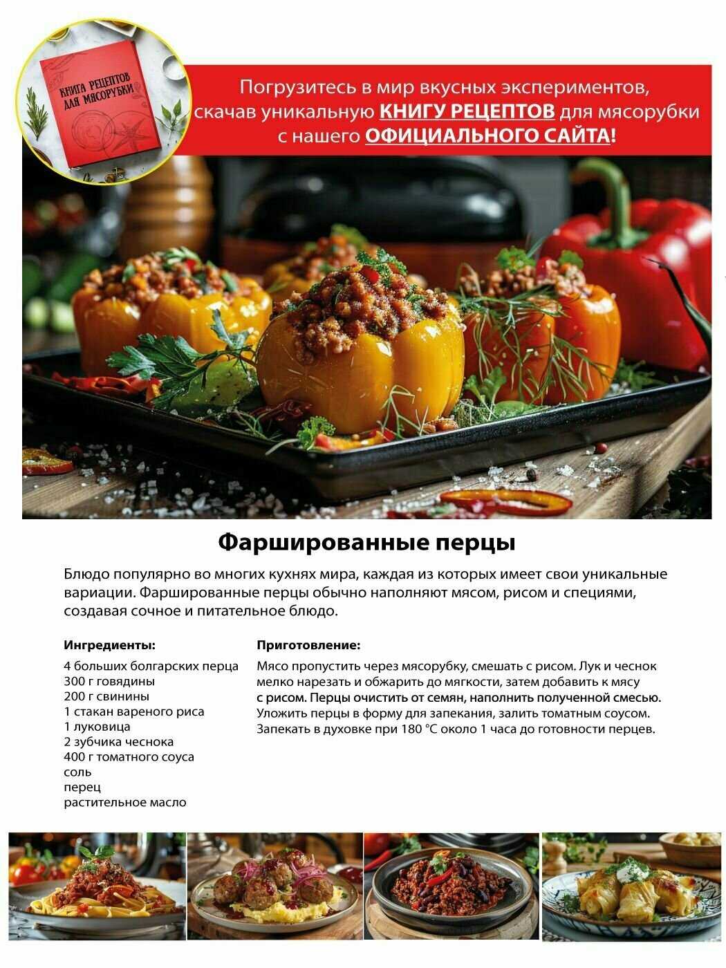 Электромясорубка Pioneer Мясорубка MG105 фотография 10