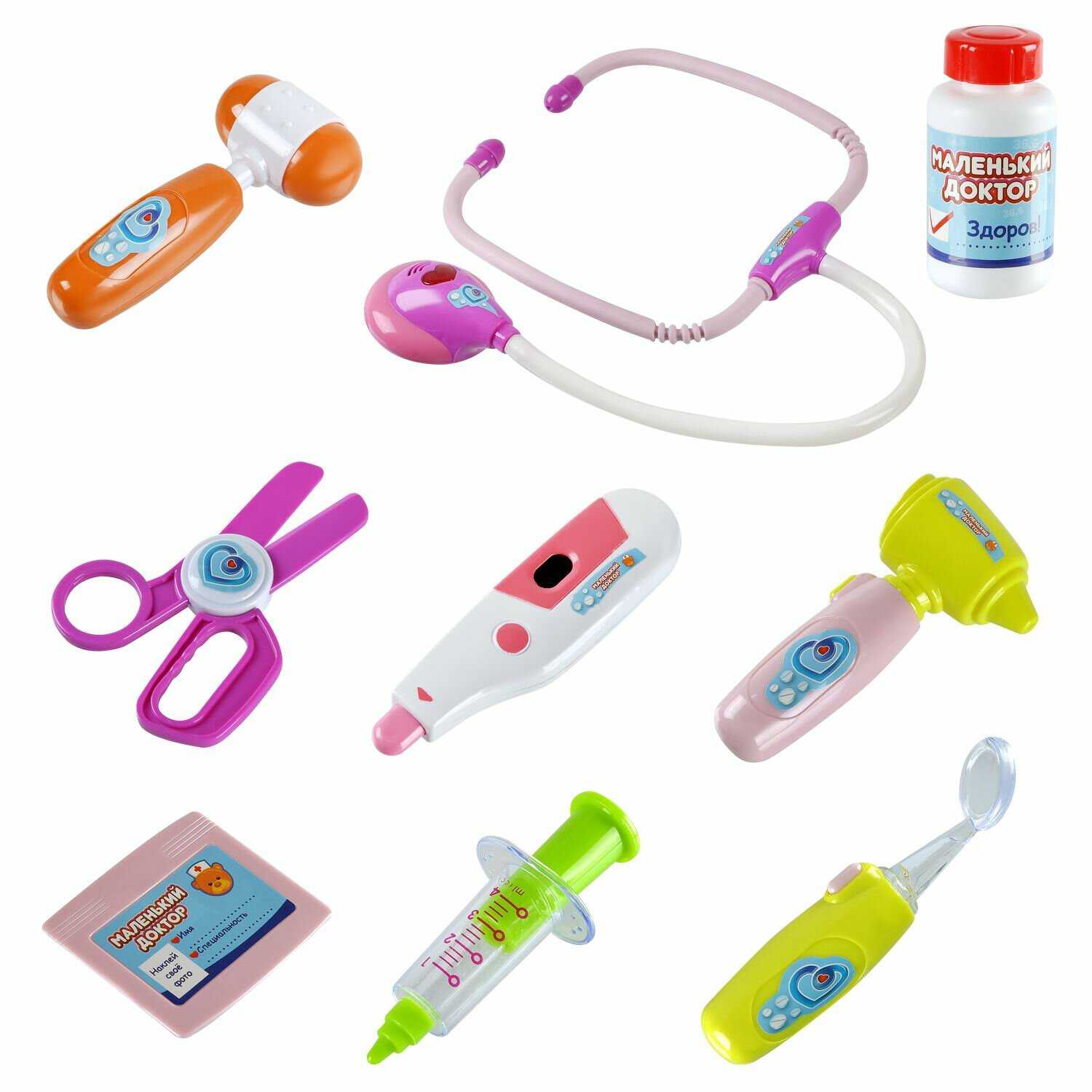 Игровой набор ABtoys Маленький доктор (9 предметов) фотография 4