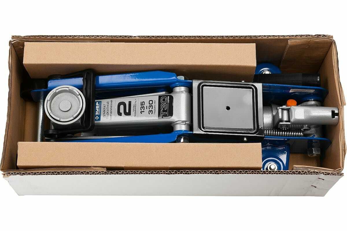 Домкрат подкатной гидравлический ЗУБР Профессионал Т-30 фотография 19