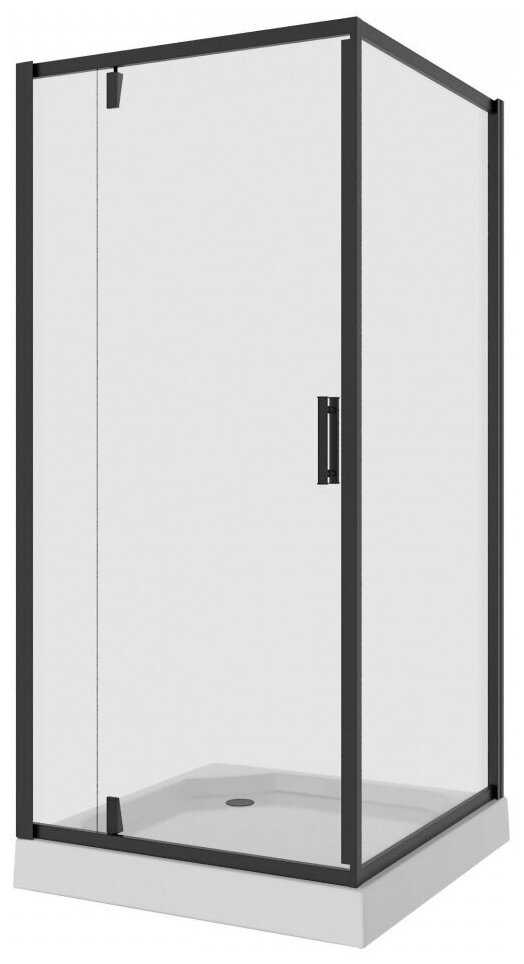 Душевой уголок Niagara Nova NG-6802-08 Black 100х100 черный