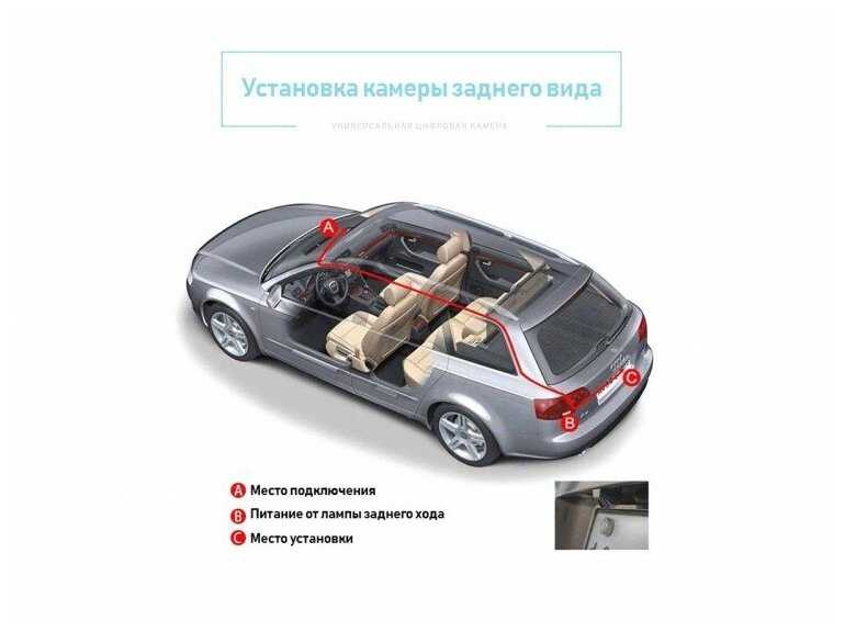 Автомобильная камера Incar VDC-007FHD фотография 4