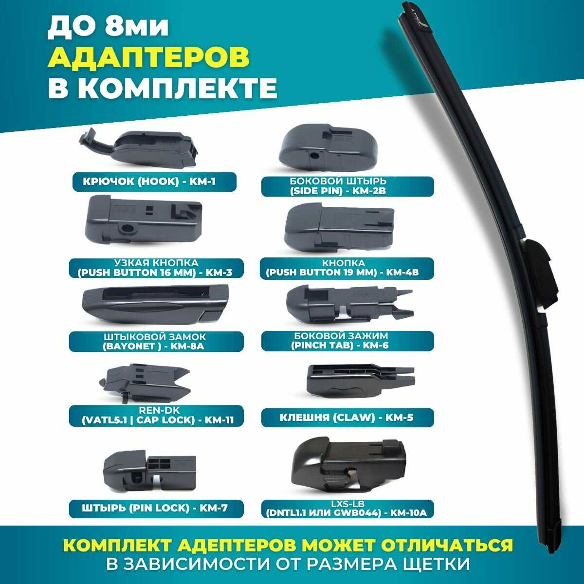 Зимние дворники Audi LYNXauto (600 500 мм) фотография 4