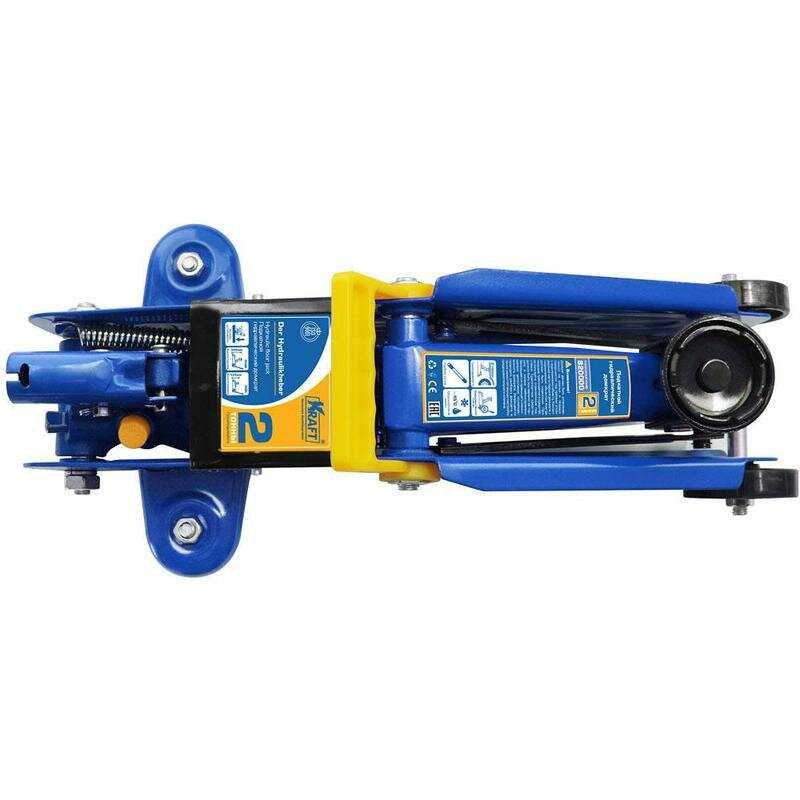 Домкрат подкатной гидравлический KRAFT KT 820000 фотография 8