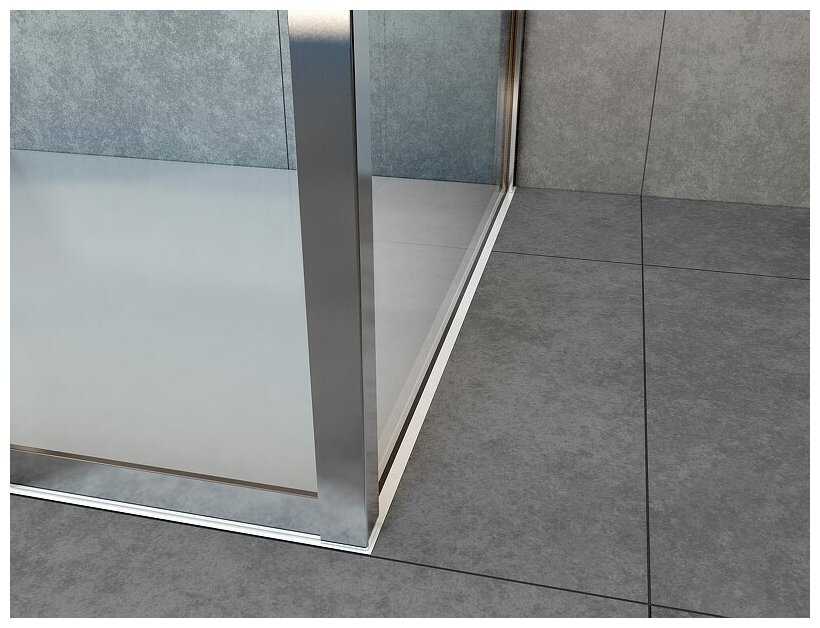 Душевой уголок Vincea Garda VSR-1G28017CL 170х80х190 профиль хром, стекло прозрачное фотография 4