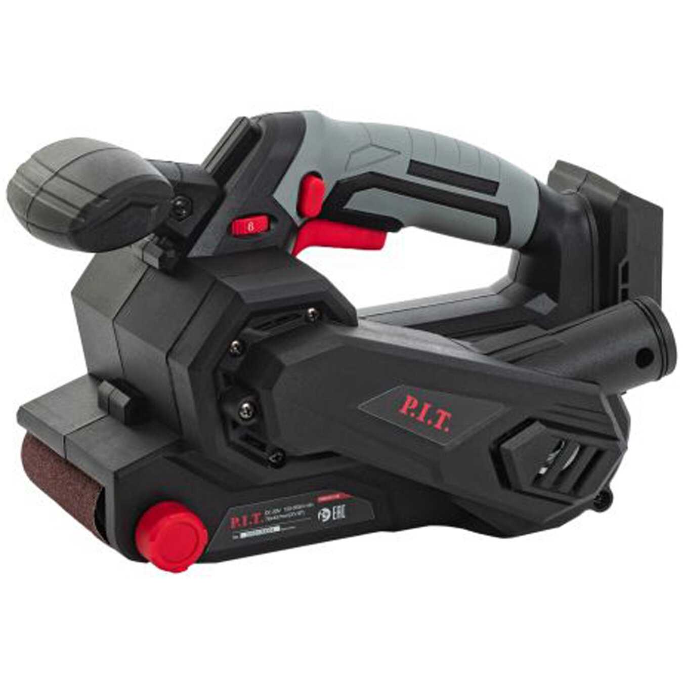 Шлифмашина ленточная аккумуляторная P.I.T. SOLO PBS20H-75B без АКБ и ЗУ фотография 1