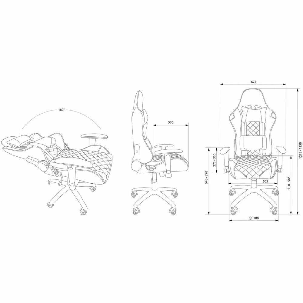 Кресло игровое Cactus CS-CHR-030BLS фотография 13