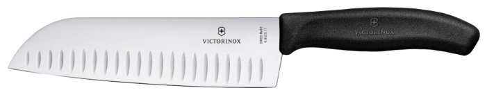 Нож сантоку VICTORINOX Swiss classic, блистер, лезвие 17 см фотография 5