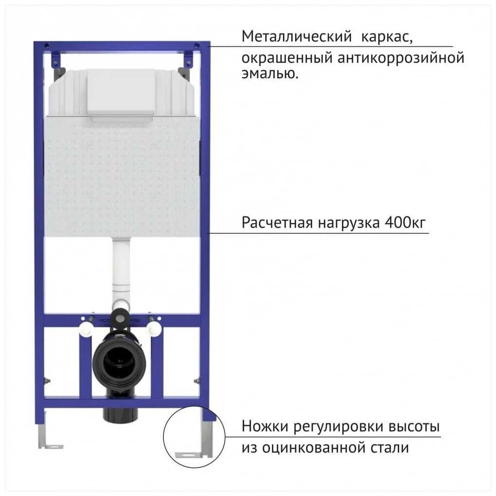 Система инсталляции для унитазов Berges Novum 040243 кнопка S3 хром глянец фотография 1