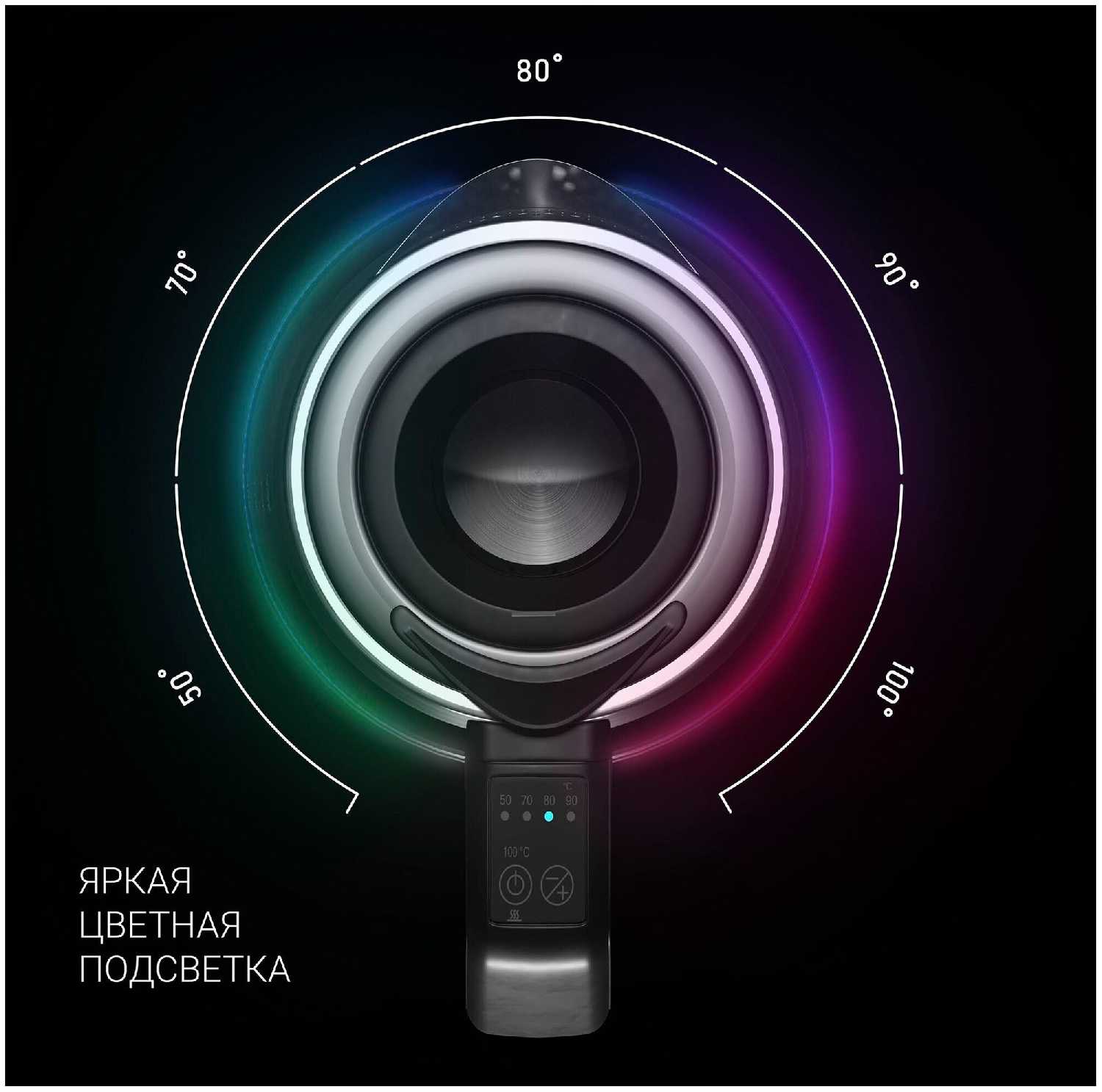 Чайник Polaris WIFI IQ Home (PWK 1725CGLD) фотография 6