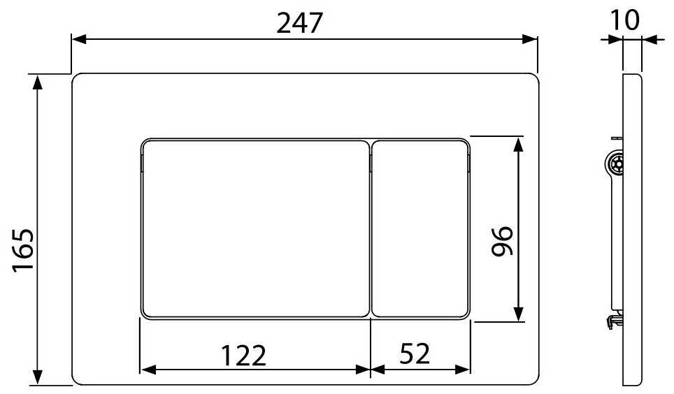 Кнопка смыва Alcadrain M279 Antivandal фотография 1