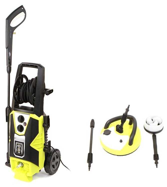 Мойка высокого давления RYOBI RPW150XRB, 150 бар, 420 л/ч фотография 1