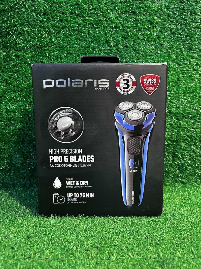 Электрическая бритва POLARIS Polaris PMR 0304R wet-dry PRO 5 blades фотография 15