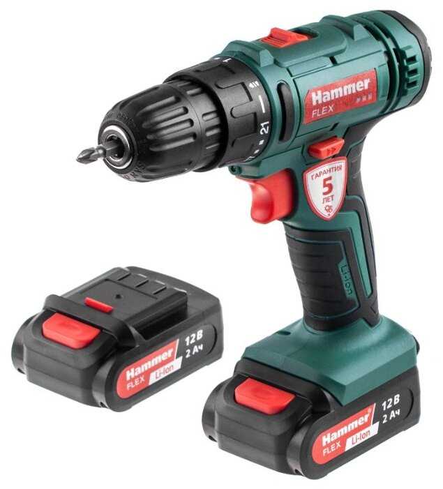 Аккумуляторная дрель-шуруповерт Hammer ACD12BS 680-327