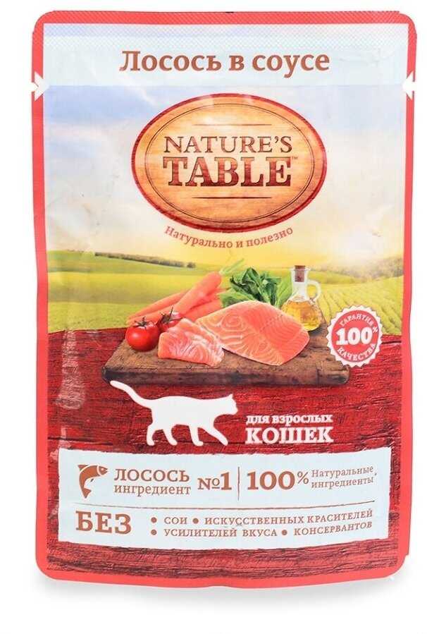 Корм для кошек Nature's Table с лососем фотография 5
