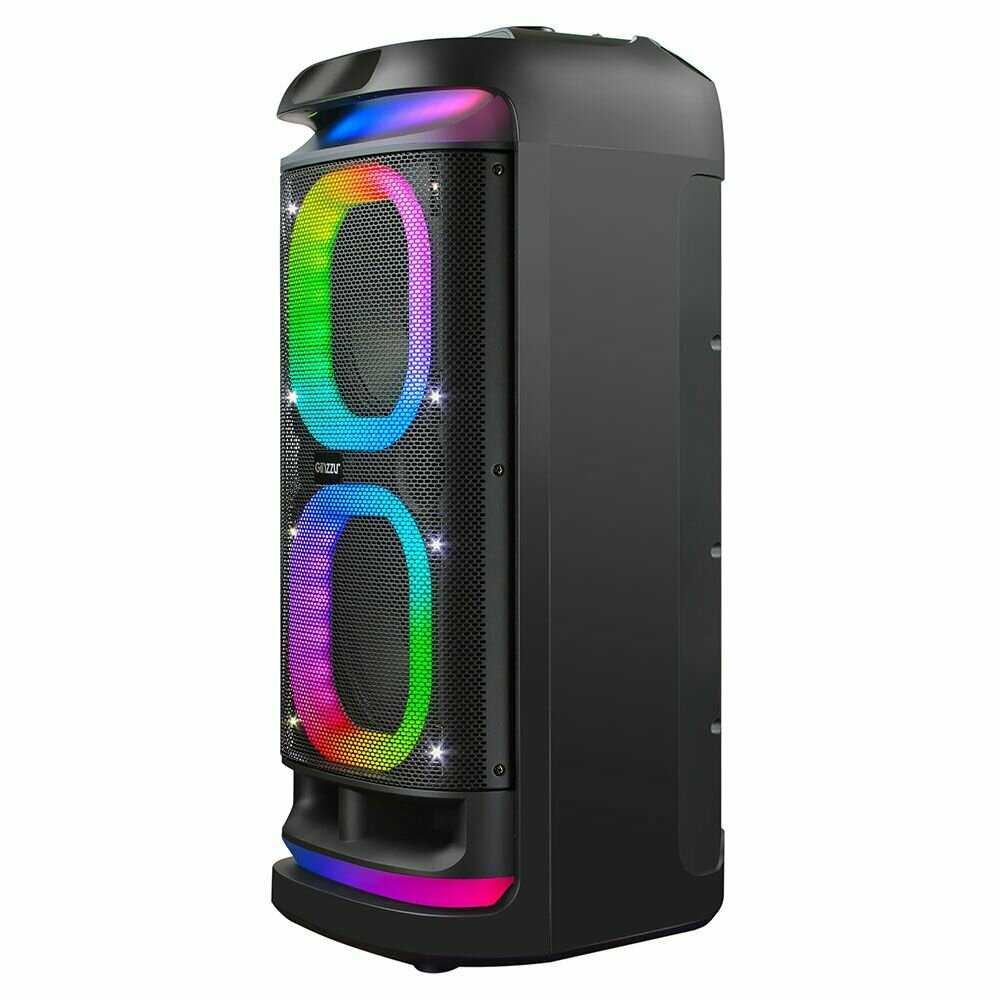 Портативная беспроводная блютуз колонка Акустическая система MIDI Ginzzu GM-115 RONDO с Bluetooth 5.0, 1600Вт(PMPO) фотография 1