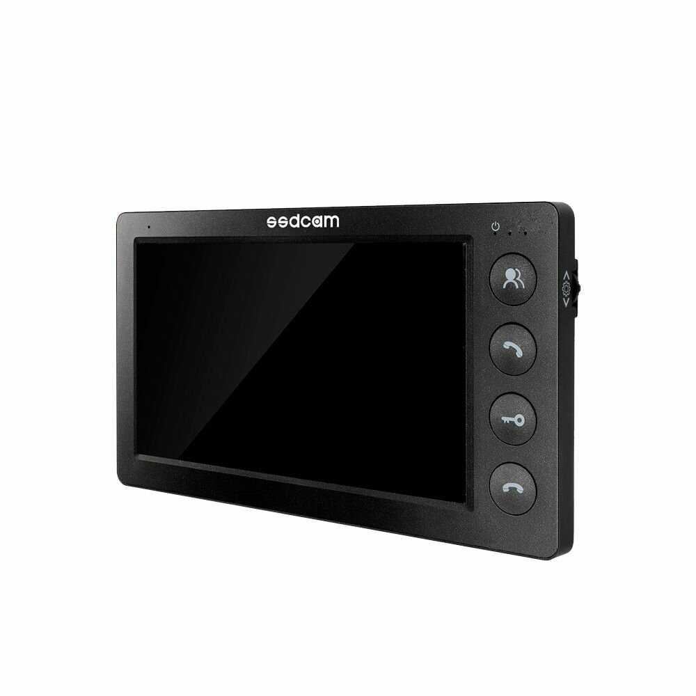 Комплект видеодомофона SSDCAM Видеодомофон с вызывной панелью (SD-7052) фотография 11