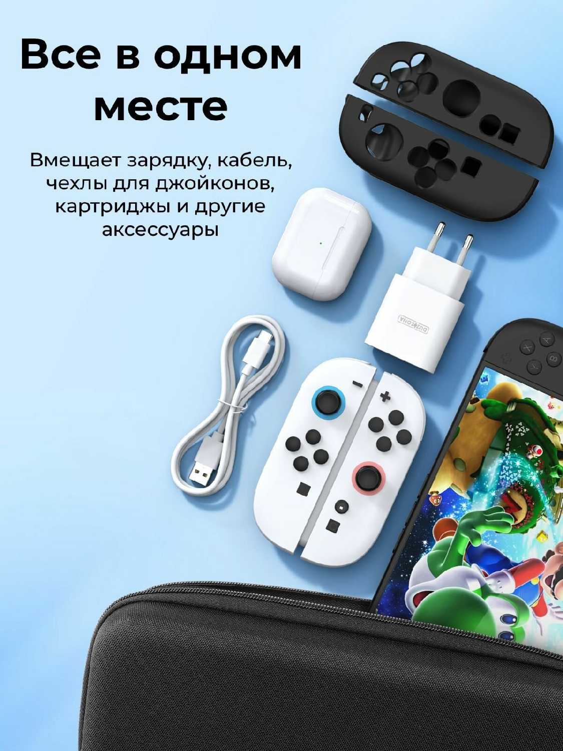Защитная сумка-чехол Dux Ducis Nintendo Switch 2 фотография 4