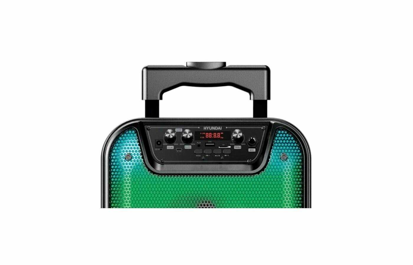 Минисистема Hyundai H-MC1292, 18 Вт, FM, USB, BT, micro SD фотография 10
