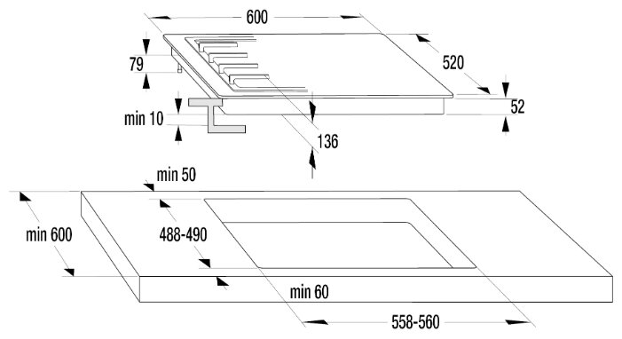Газовая варочная панель Gorenje GW 641 MB фотография 3