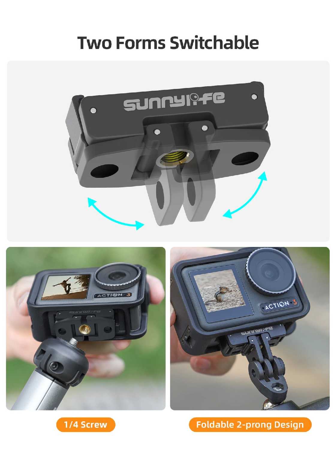 Магнитный адаптер DJI Магнитный адаптер для DJI Osmo Action 4/3/2 фотография 4