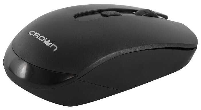 Мышь CROWN CMM-336W Black USB фотография 2