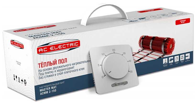Нагревательный мат AC Electric ACMM 2-150-4 фотография 3