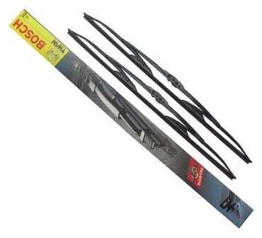 Щетка стеклоочистителя каркасная Bosch Twin Spoiler 608S, 2 шт. фотография 3