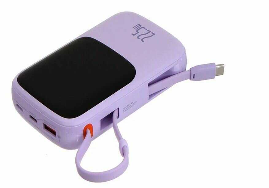 Портативный аккумулятор BASEUS Qpow Pro Digital Display Fast Charge 22.5W Type-C (PPQD020102) фотография 12