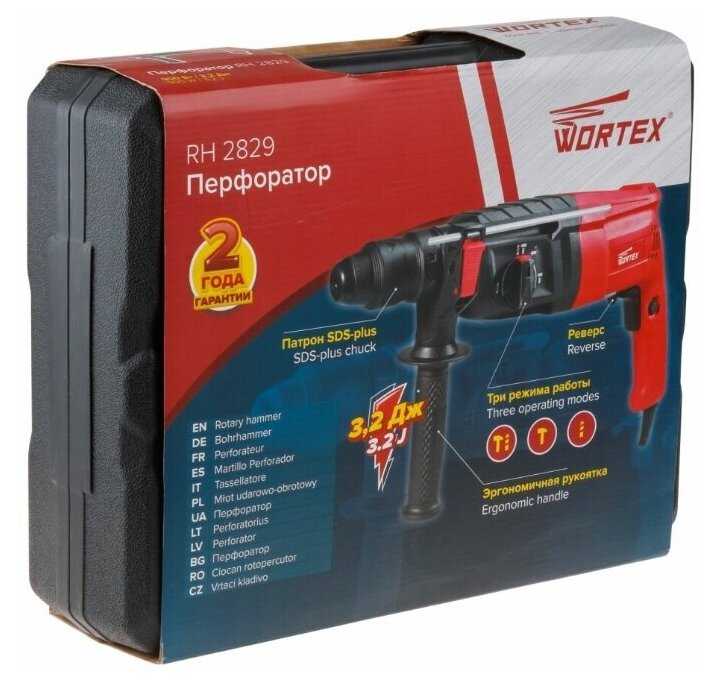 Перфоратор WORTEX RH 2829 (RH282901129) фотография 10