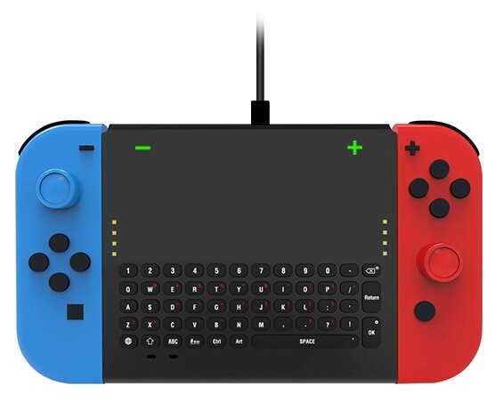 Dobe Беспроводная клавиатура с держателем для контроллеров Joy-Con (TNS-1702) фотография 2