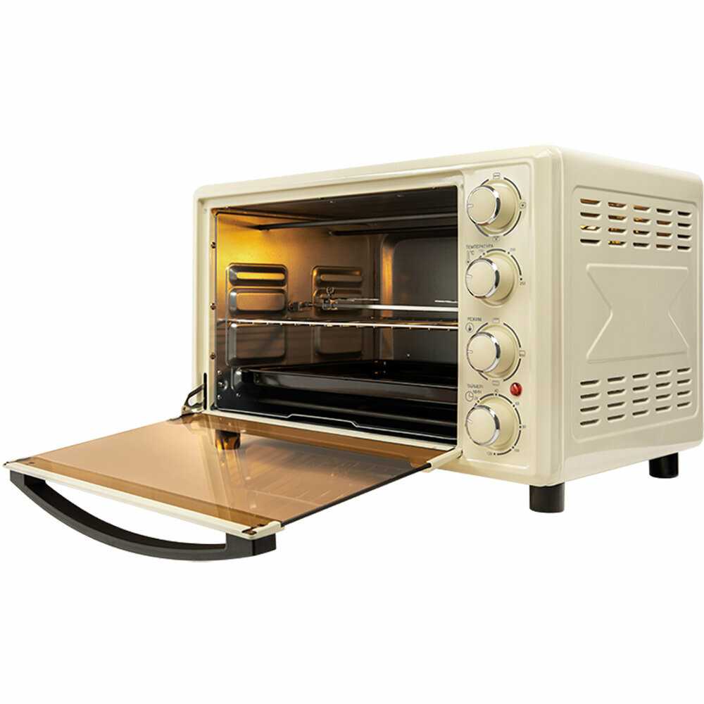 Мини-печь NORDFROST RC 350 W, электрическая настольная духовка, 1600 Вт, 35л, конвекция, гриль, таймер до 120 минут, 3 режима нагрева фотография 10