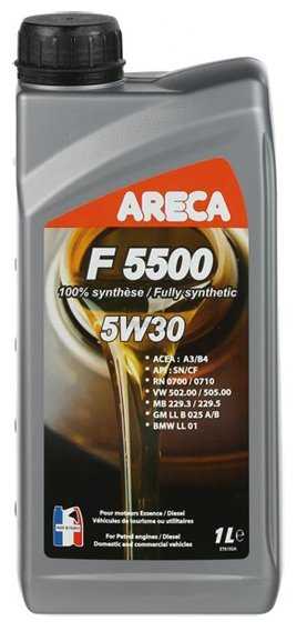 Синтетическое моторное масло Areca F5500 5W30