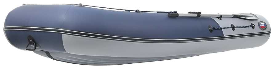 Надувная лодка НДНД Grouper 350 серо-синий фотография 3