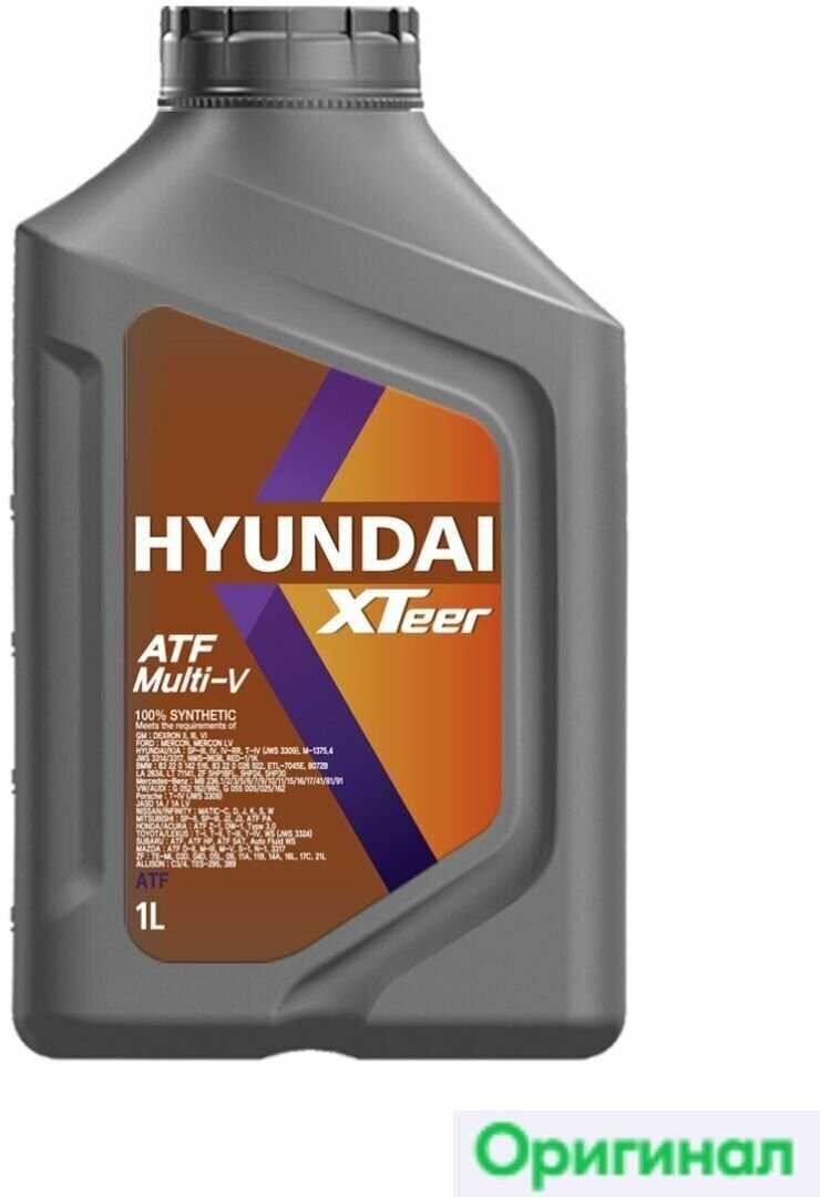 Трансмиссионное масло Hyundai XTeer ATF Multi-V фотография 5