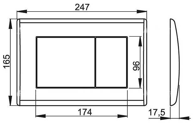 Кнопка смыва Alcadrain M271 фотография 8
