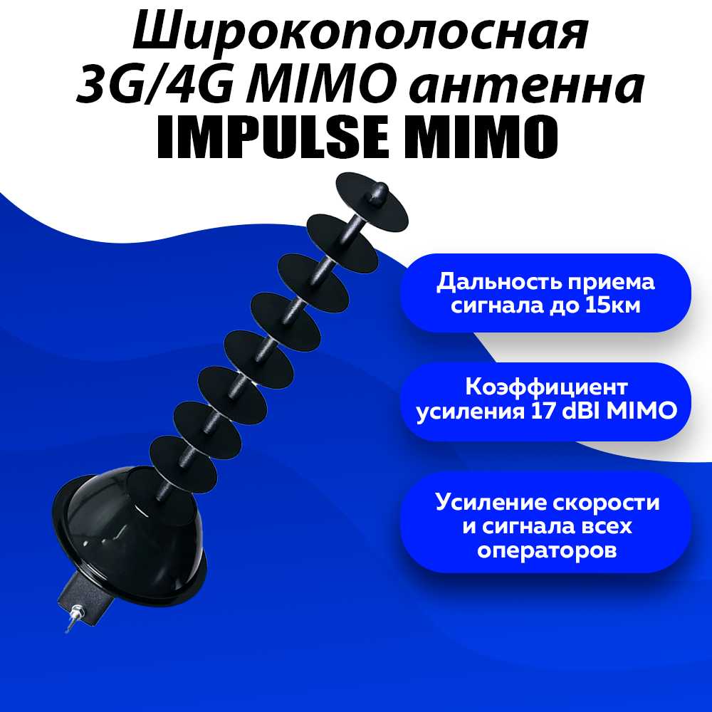 Комплект Интернета Impulse 2x17 4G USB Модем + LTE MiMO Антенна + WiFi Роутер фотография 2