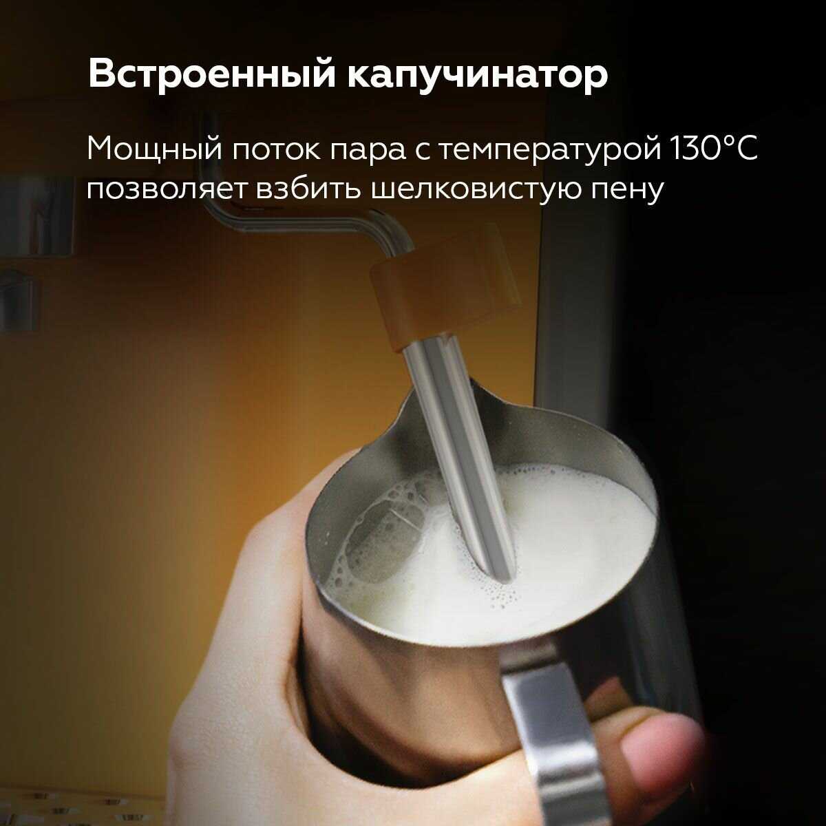 Кофеварка рожковая с капучинатором BQ CM2004 фотография 5