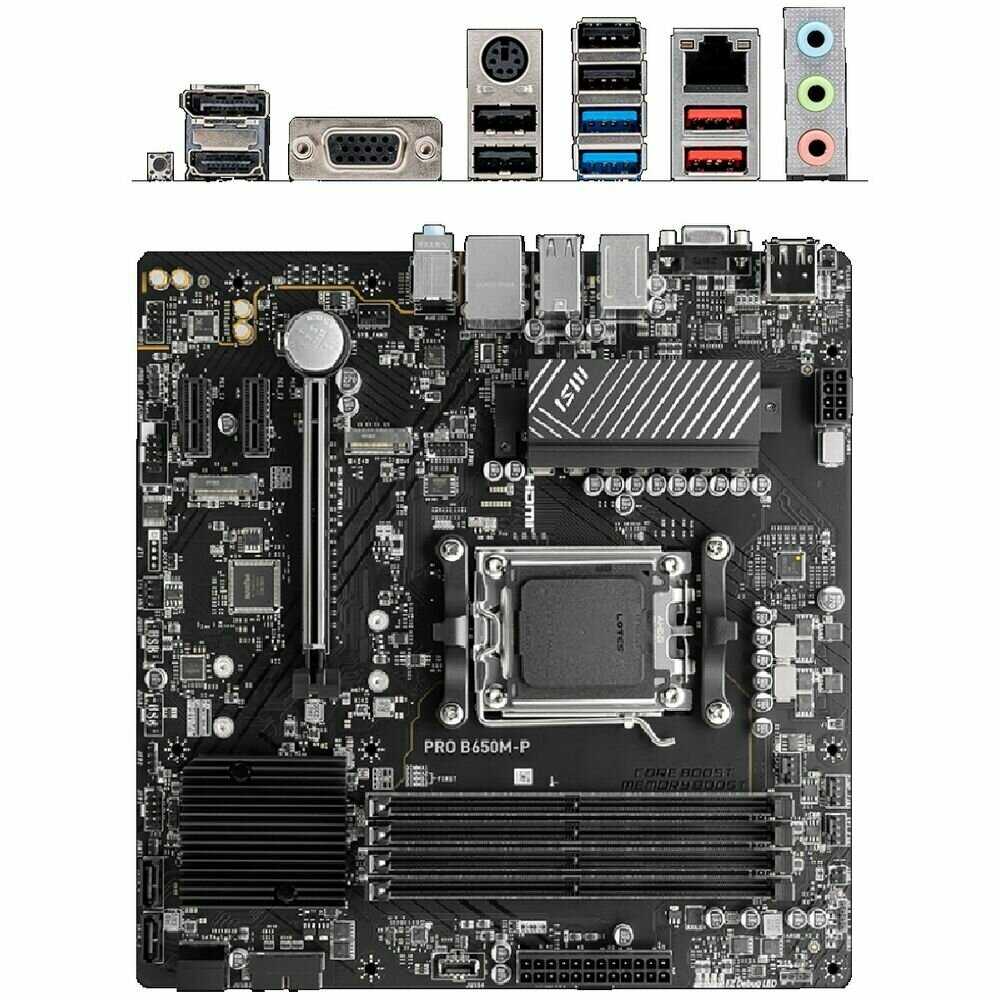 Материнская плата MSI PRO B650M-P (SocketAM5) фотография 1