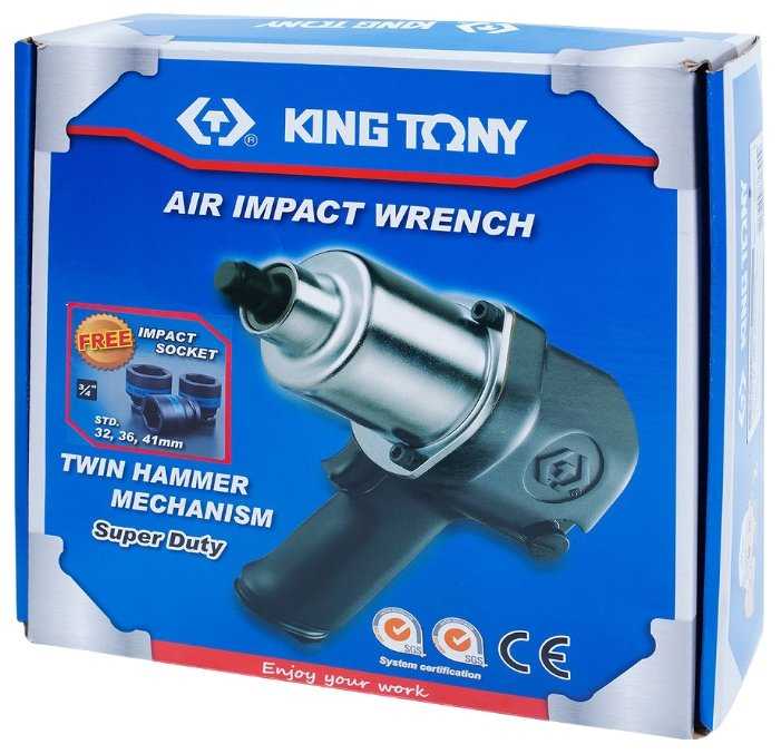 Пневмогайковерт ударный KING TONY P33611-055B фотография 5