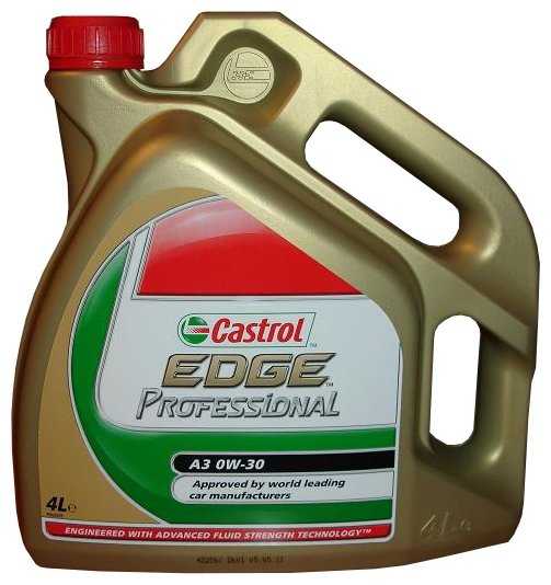 Синтетическое моторное масло Castrol Edge Professional A3 0W-30 фотография 2