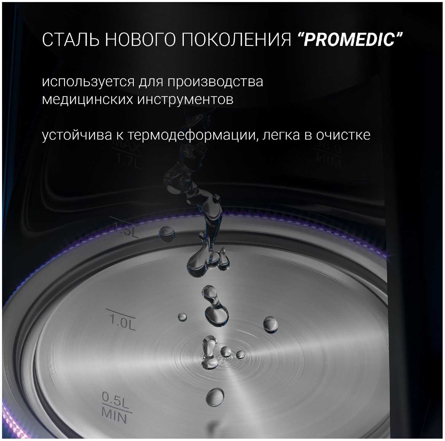 Чайник Polaris WIFI IQ Home (PWK 1725CGLD) фотография 9