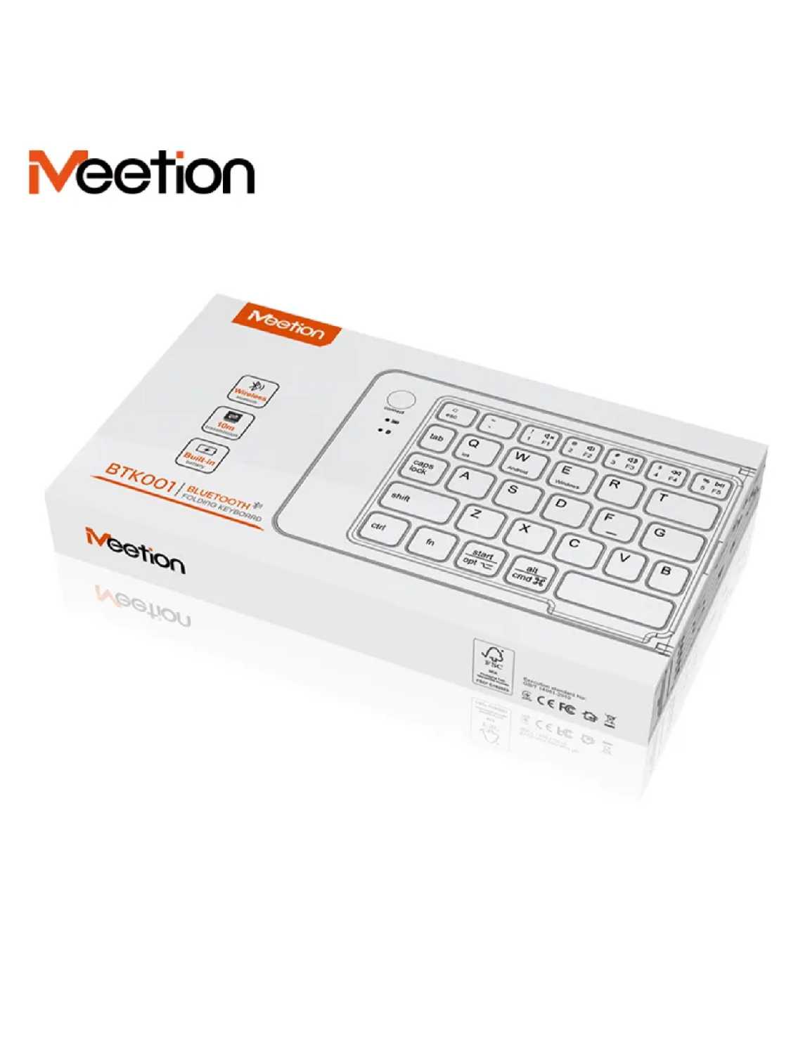 Складная беспроводная клавиатура MeeTion BTK001 фотография 17
